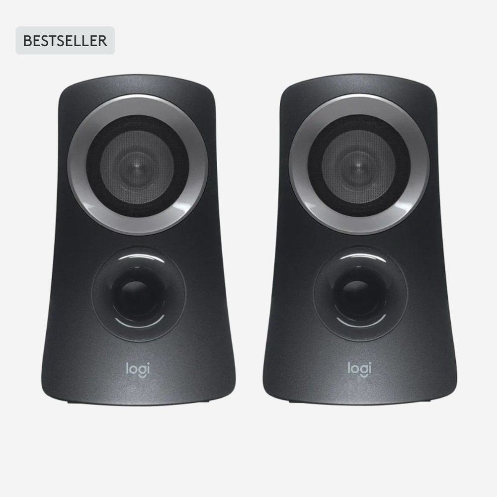 Logitech Z313 Black Speaker System w/Subwoofer Set - Picture 3 of 10